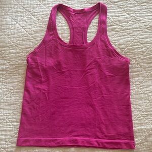 Swiftly Tech Racerback Tank SONIC PINK